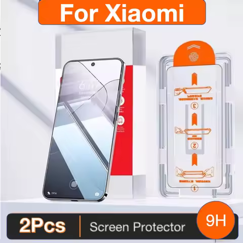 2pcs FOR XIAOMI 14 13 12t 10 9 9t 10t 11i Pro Lite CC9 X3 T Tempering Glass Screen Protector Easy In