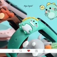 wahlprofessional 小米手环5腕带nfc版替换带 小米手环3/4表带卡通可爱硅胶表带小米智能手环2扣式腕带三四五代男女生印花创意