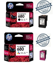 [ORIGINAL] HP 680 BLACK/COLOR INK CARTRIDGE