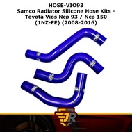 Samco Radiator Silicone Hose 3 pcs-Toyota Vios Ncp 93 / Ncp 150 (1NZ-FE)(2008-2016)