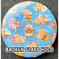 [NO MINIMUM ORDER] Button Badge 58mm | Glossy, Matte, Glitter, Rainbow & Broken Glass Holo | Custom 