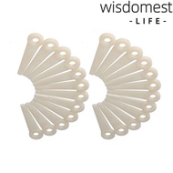 WISDOMEST 24PCS Nylon Trimmer Blade, Nylon Trimmer Head Cutter Blades, Lawn Mower Blade for Stihl Po