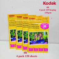 4R Kodak 4R Glossy Photo Paper 230gsm-120 sheets