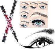 2pcs 36H Black Eyeliner Pencil Long Lasting Waterproof Liquid Eyeliner Pen Natural Eye Liner Makeup