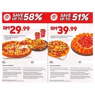 [COUPON] Pizza Hut meal combo voucher | worth RM107 | Physical voucher
