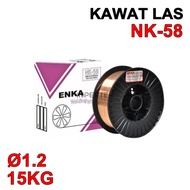 Kawat Las CO2 NK-58 1.2mm ENKA Elektroda NK58 1.2 mm Welding Wire