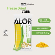 ALOR Snek Jagung Kering Beku (15g/pek)/ Alor Freeze Dried Corn(15g/pack)