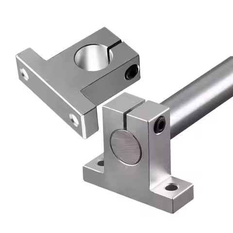1pc Linear Optical Axis SK Vertical Support Aluminum Alloy Bearing Frame Polished Rod Holder SK 8mm 