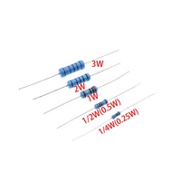 1/4W 1/2W 1W 2W 3W Metal Film Color Ring Resistor 1.5K 1.8K 2K 2.2K 2.4K 2.7K OHM 1%