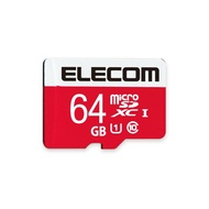 ELECOM（エレコム） マイクロSD カード 64GB UHS-I U1 Class10 SD変換アダプタ付 任天堂スイッチ対応 GM-MFMS064G