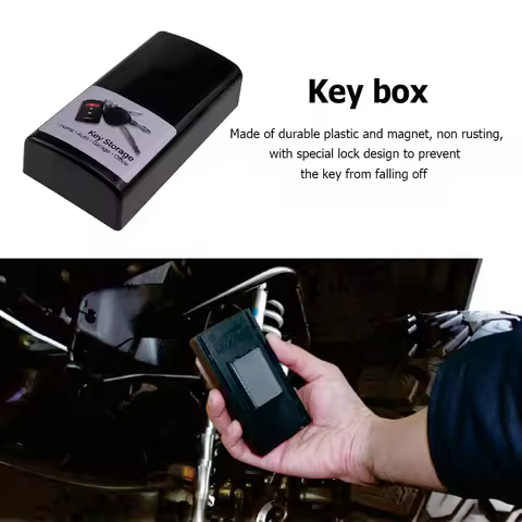 Portable Car Key Secret Box Magnetic Creative Case Holder for Key Hidden Outdoor