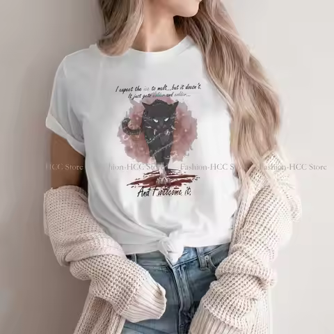 Meme Cats Lively Small Docile Warriors Kitten Casual Polyester TShirt Printing Streetwear T Shirt Fe