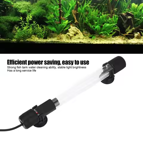 Aquarium Submersible Ultra Violet Lamp Fish Water Purification Algae Clean Light Fish Lamp Fish Ultr