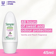 [Deodarant | No White Marks] Simple Invisible Anti-Perspirant Roll-On - Zero Clothes Stains Protecti
