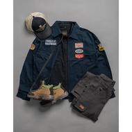 Engineer Workwear - Freight Work Jacket Cotton Field and Riding Work Jacket