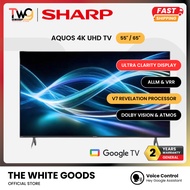 Sharp 55" / 65" AQUOS 4K UHD Smart TV HJ6000X Google TV Dolby Vision Atmos 4TC55HJ6000X 4TC65HJ6000X