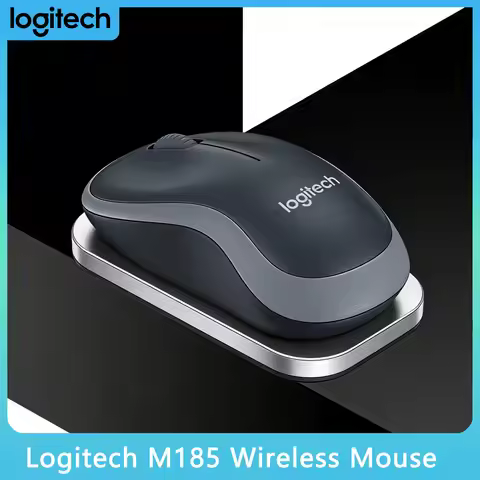 Logitech M185/M220 1000DPI Wireless Mouse Multi-Surface Tracking Plug and Play