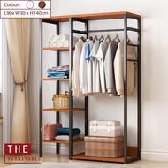 (READYSTOCK🔥⚡️)THE Simply Cloth Wardrobe Cabinet Cloth Storage Cabinet Modern Style MDF (L60/90/120 