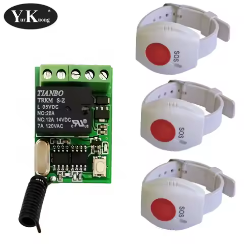 Wrist Watch RF watch type call button Door Bell Remote Switch Wireless Access Door Openner Remote Sw