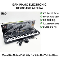 Đàn Piano 61 Phím Kèm Mic Cho Bé dây sạc - FULL BOX