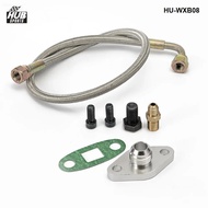 Oil Feed Feeding Line Gasket Fitting Adapter Turbo Flange For Toyota Supra 1JZGTE 2JZGTE 1JZ/2JZ HU-