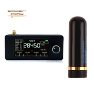 Mini Portable Radio 1.9inch IPS Screen Pocket Radio withAntenna All Band Radio Receiver HF SW MW VHF