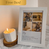 1st Anniversary - Aesthetic Photo Frame, Girl's Birthday Gift, Aesthetic Graduation Gift, Birthday G