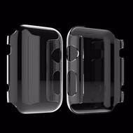 ซีรีย์เคสสำหรับ Apple Watch โปร่งใสสูง8 7 49มม. 41มม. 45มม. สำหรับ I Watch Se 6 5 4 3/2/1 38มม. 42มม. 40มม. 44มม. ปกป้องหน้าจอใส1ชิ้น