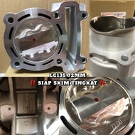 🔥NEW🔥LC135 BLOCK 68MM 72mm CERAMIC FORGED PISTON FJN MADE IN THAILAND 💯 RACING BLOCK ESPADA LEO RED 