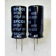 Epcos B41821 470uf 63v 85 capacitor