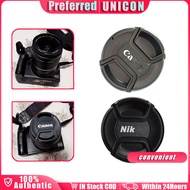 Snap-on Lens Cap Plastic DSLR Front Lens Cap 40.5/49/52/55/58MM for Ca&n0n/Ni&k0n/S0&NY