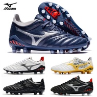 Mizuno Morelia Neo 3 FG รองเท้าสตั๊ด รองเท้าฟุตบอล ในร่มกลางแจ้ง รองเท้าฟุตซอล รองเท้าฟุตบอลชายสำหรับเด็กและผู้ใหญ่สวมใส่สำหรับเตะบอลระบายอากาศได้ดี