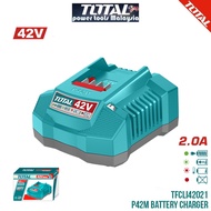 TOTAL Fast Intelligent Charger - Green (2A/42V) 42V Max TFCLI42021