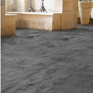 1 Cuộn Miếng Dán Sàn Vinyl Họa Tiết Xi Măng Xám Dày Cổ Điển 1m/3m/5m, Trang Trí Nhà Cửa, Nền Phòng,