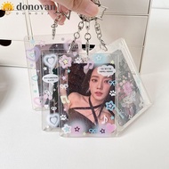 DONOVAN Acrylic Photocard Holder, 2.7x4.1 Inch Transparent Photo Card Case, Creative Protetion Cover