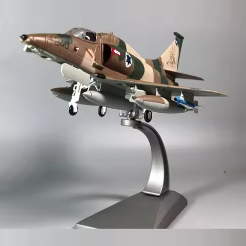 JASON TUTU Aircraft Model Diecast Metal 1:72 Israeli Air Force A4 Skyhawk Strike Military fighter Mo