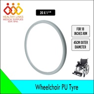 Hospital Wheelchair PU Tyre - 20 Inches, 22 Inches and 24 Inches