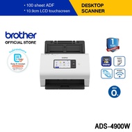 Brother ADS-4900W เครื่องสแกนเอกสารสำหรับองค์กรProfessional High Speed Desktop Scanner (ประกันจะมีผล