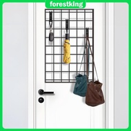 20 Pcs Metal Grid Wall Hanger Reinforced Metal Bend Resistant  Grid Wall Hook for Picture Hat SHOPSB