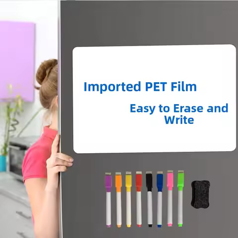 A3 A4 A5 Magnetic Dry Erase Board Refrigerator Magnet Marker WhiteBoard Sheet Kitchen Erasable Flexi