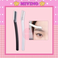 Mivino eyebrow razor, beautiful eyebrow trimmer, safe serrated blade, stainless steel DC01