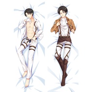Attack On Titan Shingeki no Kyojin Levi Ackerman Cosplay Pillow Case Dakimakura Hugging Body Peachsk