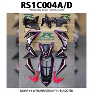 RAPIDO COVER SET RS150 V1 20TH ANNIVERSARY（BLACK- RED）