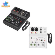 [Edstars] Audio Interface Compact Sturdy 2 Channel Audio Mixer for Home Singing Studio