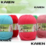 KAREN1 Cotton Yarn 50g Hight Quality 6ply Knitting Yarn