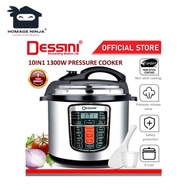 🔥PROMOTION🔥 DESSINI ITALY 10IN1 Electric Digital Pressure Cooker Non-stick Stainless Steel Rice Cook