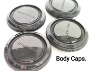 ฝาปิดบอดี้กล้อง OLYMPUS camera body CAP  lot of 2 OM mount  for OM1 OM2 OM4 OM10 OMPC OMG  ฝาบอดี้ o