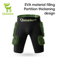 Qunature Ski Shorts Hip Protector Safety Windproof Warm Stretch Fabric Skiing Rollerskating Equipmen