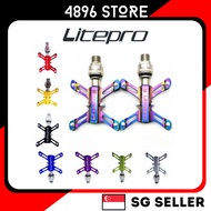 Litepro Butterfly Quick Release Pedal Sealed Bearing MTB Anti-slip Ultralight Universal Bicycle