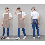 Chef apron barista/apron barista/ apron cooking apron kitchen apron kitchen apron/ plain apron light